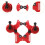 With Double Suction Cups. Hole Saw Suction Cup Guide Open Hole Locator,Adjustable for Efficient Work for Marble,No Drill 2
