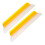 2 Pacote de Rodo de Secagem de Carro de 14 Polegadas Amarelo Silicone Mais Longo Rodo de Água para Janela Chuveiro Automotivo 1