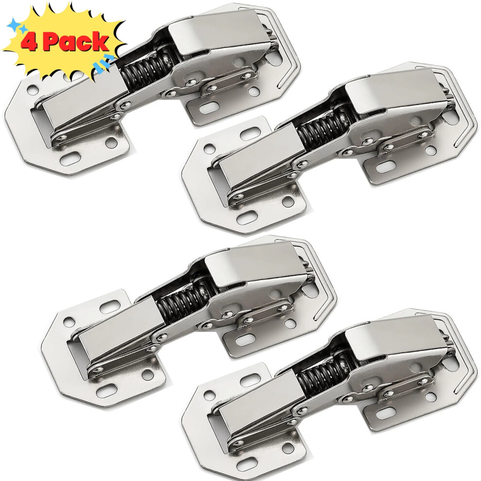 Cabinet Hinges Full Overlay Soft Close 4 Pack 9122141573319