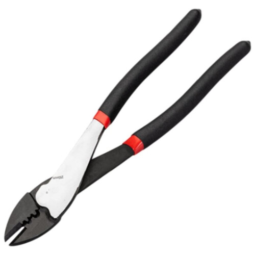 Alicate de Corte de Fios para Eletricistas 10" Multifuncional com Cabo Confortável e Robusto