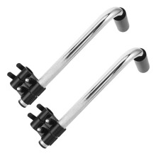 2PCS Universal Wheelchair Push Handle Extenders Stainless Steel Universal Wheelchair Accessories