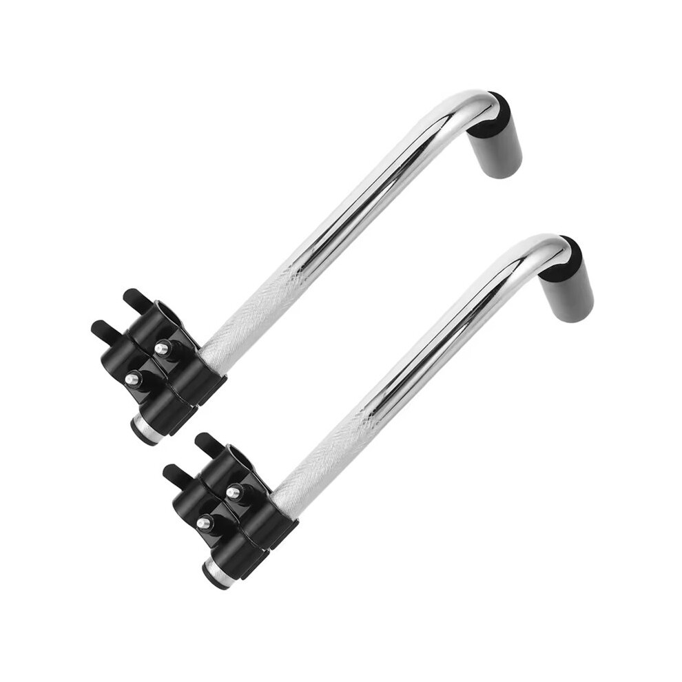2PCS Universal Wheelchair Push Handle Extenders Stainless Steel Universal Wheelchair Accessories