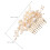 Handmade Plastic Bridal Hair Comb Elegant 1 Piece 8