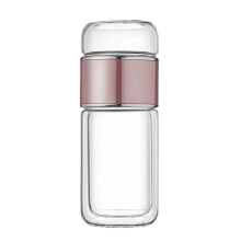 Tea infúziós palack rozsdamentes acélból, 420 ml