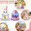 Paas cupcake standaard in eivorm, 2 lagen 1