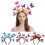 Bandeau à fleurs papillon, coiffe ethnique, design 3D 2