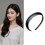 Women's Plastic Headbands with Teeth Comb for Secure Wear 2