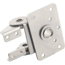 304 Stainless Steel Adjustable Positioning Rotating Tilting Torque Hinge with Dual Axes for Industrial Use
