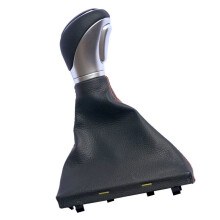 Leather Gear Shift Knob with Dust Cover 46720-C1200 46720C1200 for Sonata 2015-2017 Gear Shift Lever Control