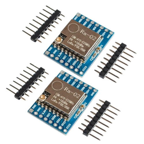 2PCS SX1278 LoRa Module 433MHZ SX1278 LoRa Module 10KM Ra-02 Wireless Module Wireless Spread Spectrum Transmission Board