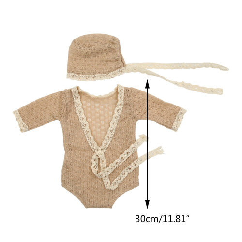 Kötő Moher Baba Ruha Szett Sapkával2Pieces 2