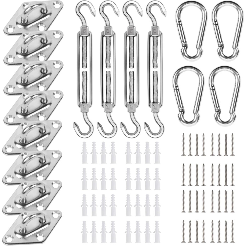 Sail Shade Hardware Kit Stainless Steel Triangle Awning 908436629393