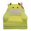 Plush Foldable Kids Sofa Backrest Armchair Yellow 1