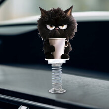 Shy Kitty Bobblehead Acrylic Cat Decor 2D Flat