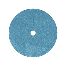 Doublure en tissu à paillettes bleu ciel pour jupe de sapin de Noël, 61 cm (24 pouces)