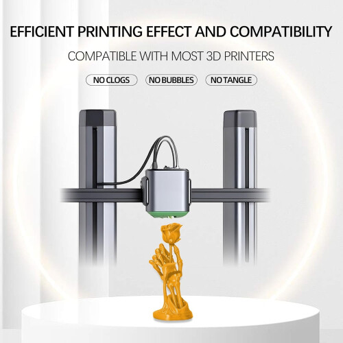 Silkesfilament PLA 1,75 mm guld 1 kg spole 2