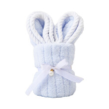 Ensemble de serviettes de bain en velours corail – Douces et absorbantes, 4 pièces