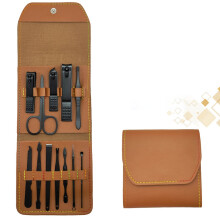 Tragbares Nagelknipser-Set aus Edelstahl, 12-teilig