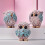 Statuette décorative hibou, figurine animale, 6,5 cm (2,55 pouces) 4
