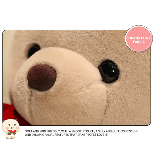 Valentine's Day Plush Teddy Bear with Rose 23cm 2