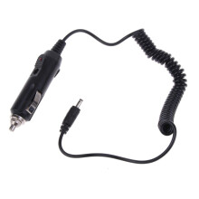 DC5,5 mm x 2,1 mm hann til sigarettenneradapter i bil