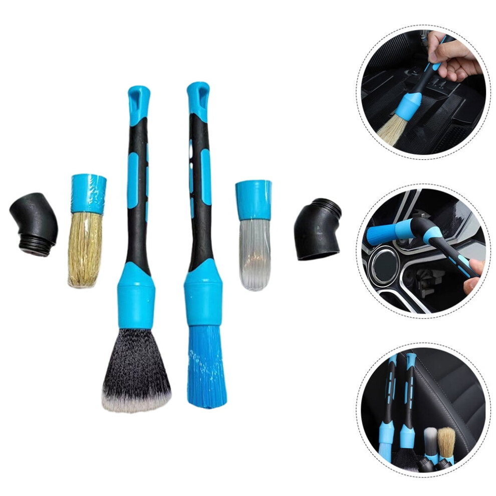 Car Interior Detailing Kit With Ergonomic Brush 1 Set 974856862528