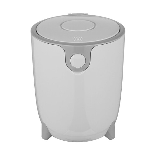 Mini papelera de escritorio con tapa, de plástico, 1,5 L