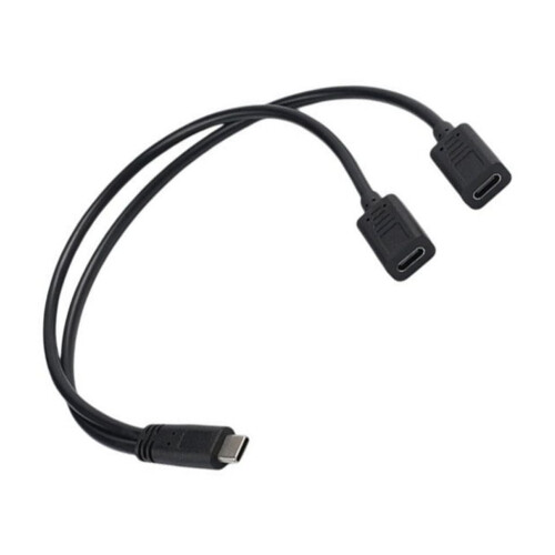 Adaptateur de charge rapide pour câble répartiteur USB-C vers double USB-C