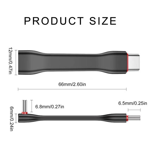 USB-C-zu-USB-C-Kabel, 60 W Leistungsabgabe, 1 m 2