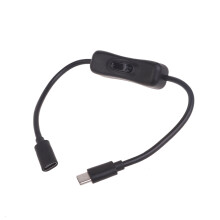 USB-Typ-C-Verlängerungskabel (Stecker auf Buchse) mit Ein-/Ausschalter