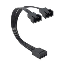 4-poliges Lüfterverlängerungskabel, 1-zu-2-Splitter, 13 cm