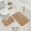 Bathroom Floor Mats Set Non-Slip Microfiber2-Piece 7