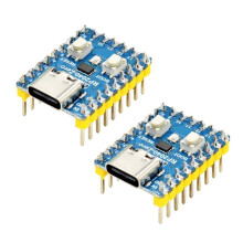 2 St. RP2040-Zero RP2040 för Raspberry Pi Mikrokontroller Utvecklingskort Modul Dual-Core M0+ Processor