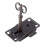 Vintage Skeleton Key Lock Set Zinc Alloy 2 pcs 4