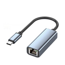 USB-C Ethernet Adapter USB PC Internet USB 1000Mbps Network Adapter RJ45 Type-C to RJ45 for Laptop/Tv Box