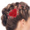 Blumenhaarspange Brauthaarnadel Set mit 1 7