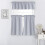 Silver Gray Blackout Curtains Set 3 Pieces Thermal Insulated 1