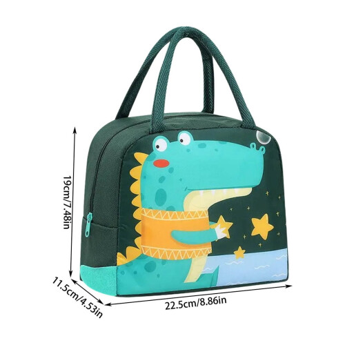 Insulated Lunch Bag Large Capacity Leakproof Aluminum Lining 2