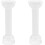 Set di supporti per colonne romane bianche, 27 x 88 cm (2 pezzi) 1