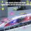 High Speed Train Toy Inertia-Powered 1 Piece 6
