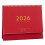 Bureaukalenderornament Rood Goud2026 1