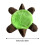 Turtle-Shaped Hands-Free Floor Mop with Washable Reusable 5