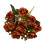 Centre de table de fleurs artificielles marron 2
