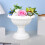 Pot de fleurs en forme d'urne grecque, en plastique blanc, 30 cm 1