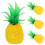 FRCOLOR ananas artificiel décoratif 4 pièces 7