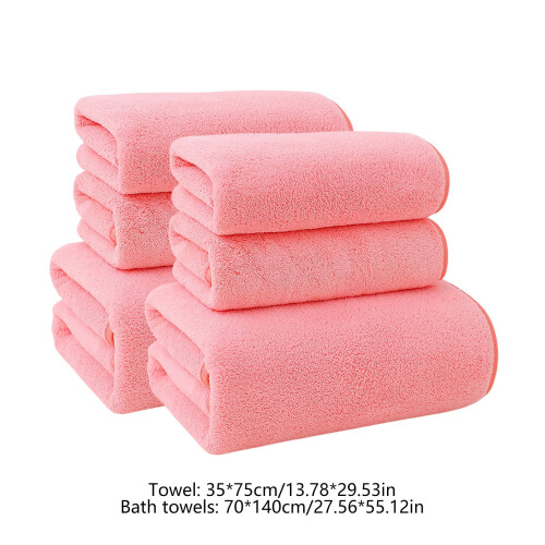 Luxury Cotton Bath Towel Set 6-Piece 2