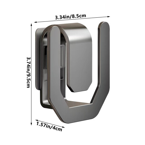 Wall Mounted Slipper Rack Metal Bathroom Organizer 2