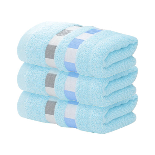 Serviettes en coton absorbantes et douces, ensemble de 3 pièces