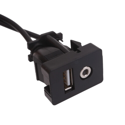 Câble d'extension USB + 3,5 mm pour transfert de données à haut débit 2