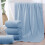 Ensemble de serviettes de bain Elainilye 8 pièces bleues 6